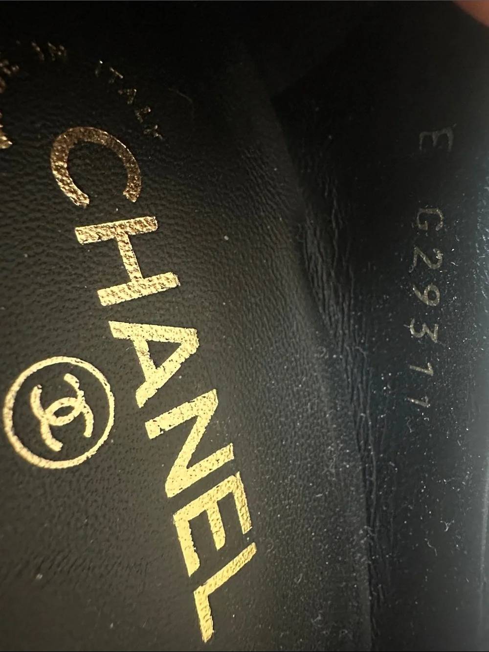 CHANEL Black Suede Cap-Toe Block Heel Pumps